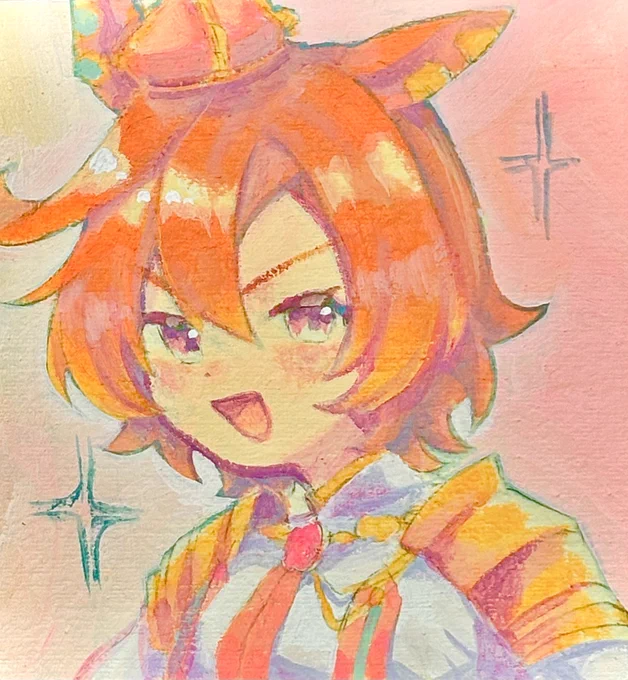 アクリルで描いたオペ(難)