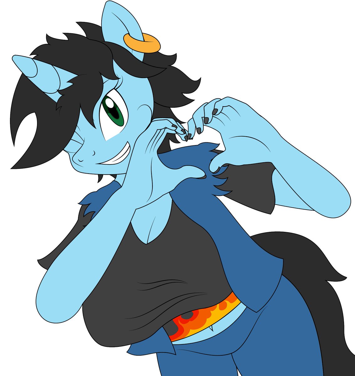 CartneyLion's tweet photo. @Fuululuu All raw skill, with a little zappy zap too because she's electrifying https://t.co/EPsVnVl8ee