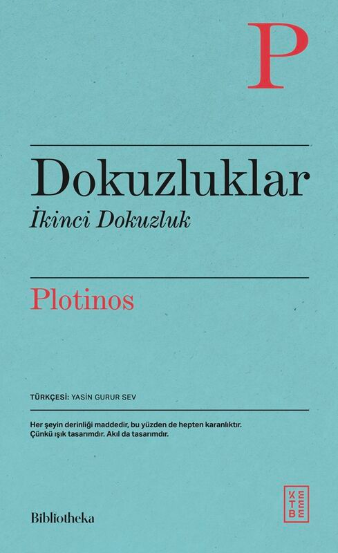 ApostrofKitap's tweet photo. Plotinos Dokuzluklar'ın ikinci cildi geldi. Yasin Gurur Sev'in çevirisiyle @ketebe'nin #Bibliotheka dizisinden. https://t.co/PQnsttBaQz