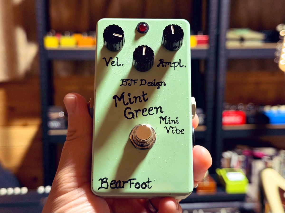 贈り物⑥ BearFoot Mint Green Mini Vibe 60年代のオルガン