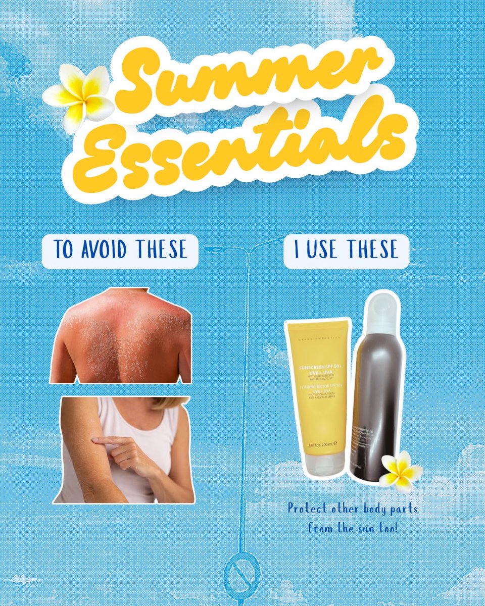 rjayagbonmd's tweet photo. ☀️Body sunscreen — don’t forget the rest of your body ☀️Oral sunscreen — helpful adjunct, but not a replacement for topical SPF

Protect now, thank yourself later ✨

#BeRadiant #RadiantDermPH #sunscreen #sunscreentips #oralsunscreen https://t.co/2NtnlVdXcM