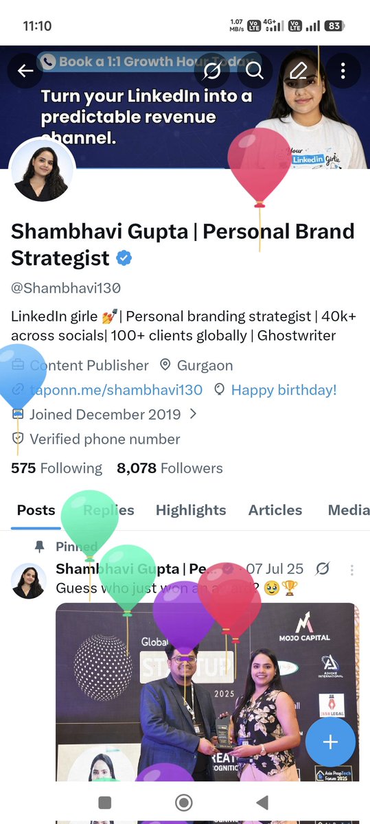 Shambhavi Gupta | Personal Brand Strategist tweet media