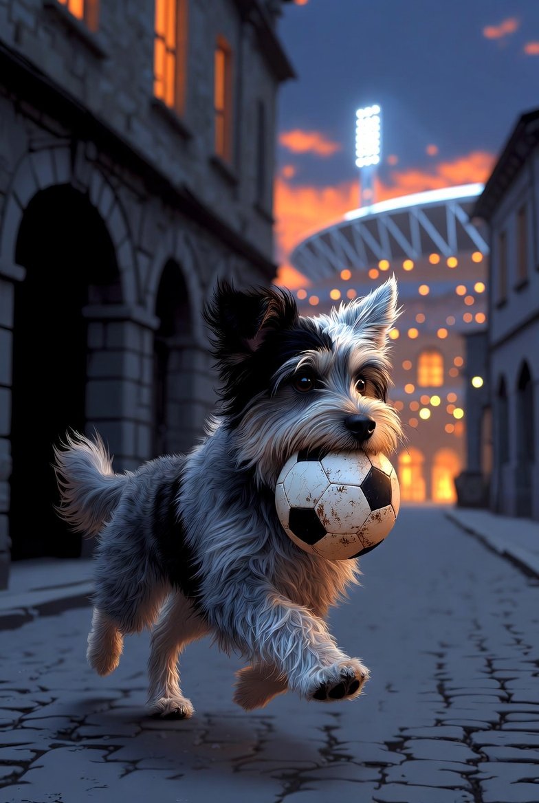flashdog_'s tweet photo. In the darkest corner of the city, there lived a stray dog named Flash

His only toy was an old, abandoned soccer ball

No one gave him a home, but he made the most friends with just one ball

This is where $FLASHDog begins. https://t.co/uyHIbQUE5h
