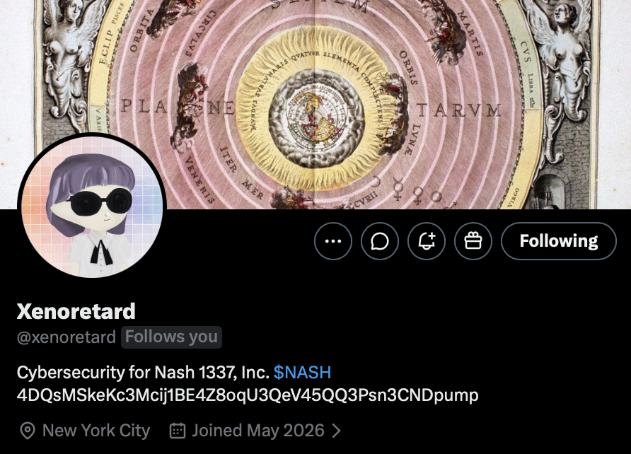 generic_void's tweet photo. Please welcome Nash 1337's cybersecurity guru @xenoretard who is also assisting with Nash 1337's public relations. X is shutting down the communities feature on May 30th, and we are working hard together to create an alternative for members of the Nash community. Welcome, Adrian! https://t.co/TAx824EDBz