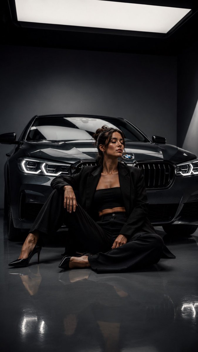 Supriya_editor's tweet photo. Made this BMW inspired ad concept today.

Tried blending luxury fashion visuals with cinematic car photography to make it feel more like a movie poster than an ad.

If you want creative visuals like this for your brand or business, DM me.

#BMW #CreativeDesign #PosterDesign https://t.co/BZrpacQJFd