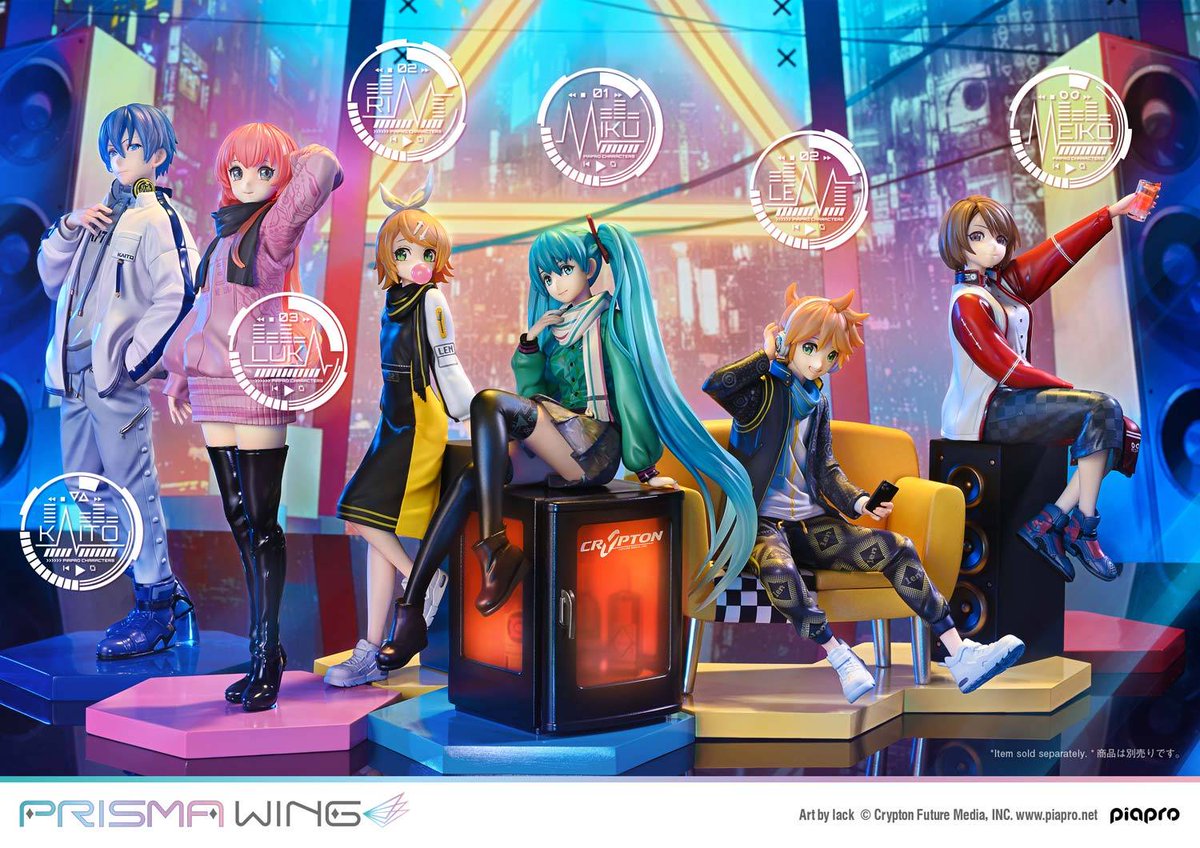 Nin_Nin_Game's tweet photo. Neon lights, chill vibes, and KAITO at his coolest 🎧
Based on an original illustration by lack, this stunning 1/7 scale figure captures KAITO in a rare relaxed moment with stylish sculpting.
Pre-order now 👉 https://t.co/lSgKXIY2PW
#KAITO #Vocaloid #PiaproCharacters #AnimeFigure