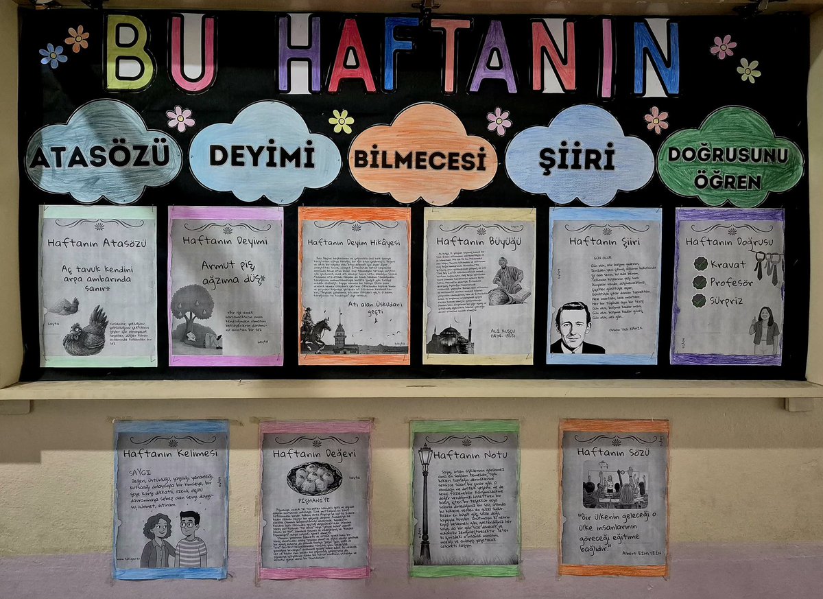 TutakYBO's tweet photo. Bu haftanın söz varlığı panosu .
#dilimizinzenginlikleri #türkçe #maarif 
@agrimem https://t.co/XnXbQcr5EK