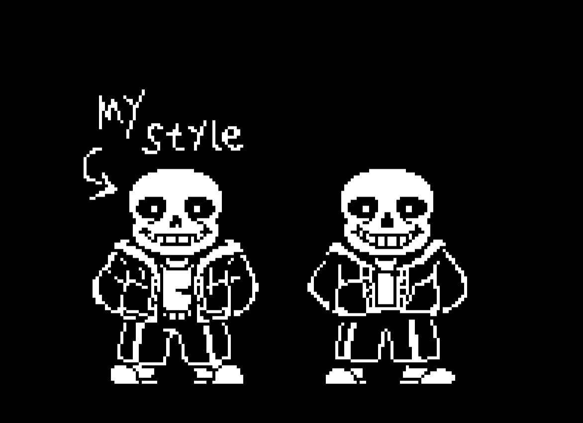 barand2000's tweet photo. こんな感じのドット描いてます。
サンズは描きやすくて好き。
#undertale https://t.co/a0RAI2Cqk3