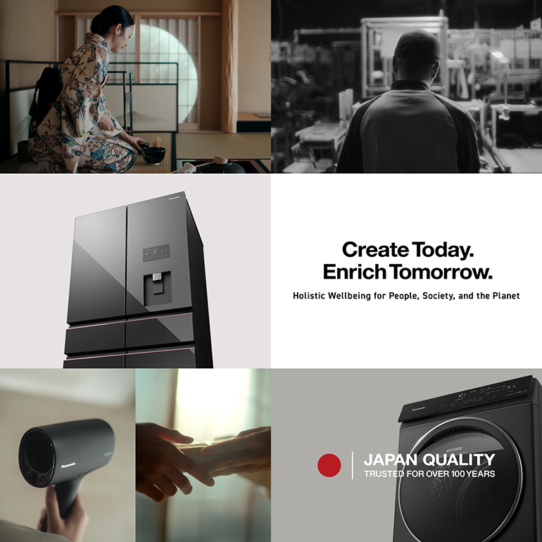 IDPanasonic's tweet photo. Rumah bukan sekadar tempat pulang.
Rumah adalah tempat AC-nya dingin pas kamu capek, kulkasnya selalu ada makanan, dan mesin cucinya gak drama. 🤍

Panasonic — untuk rumah yang beneran terasa rumah.

#Panasonic #HomeIsWhereTheHeartIs #PanasonicID https://t.co/fXhphIciL7