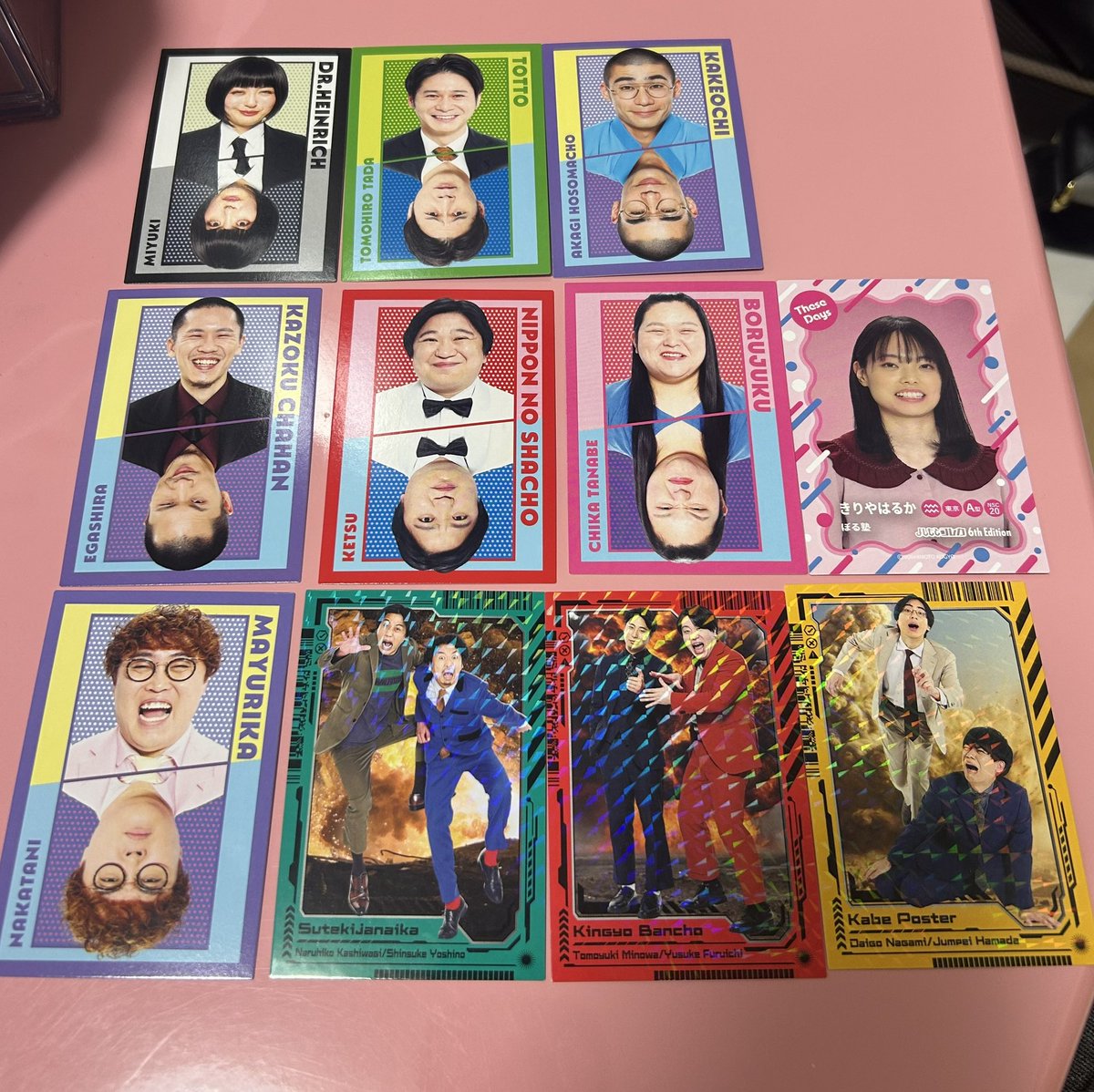 yasuux14's tweet photo. よしもとコレカ 交換 6th 5th

求 1枚目 
買取PayPayのみ
(お値段提示お願いいたします)

譲 2~4

n:1可能です🙇‍♀️ https://t.co/VO0YQvQb6t