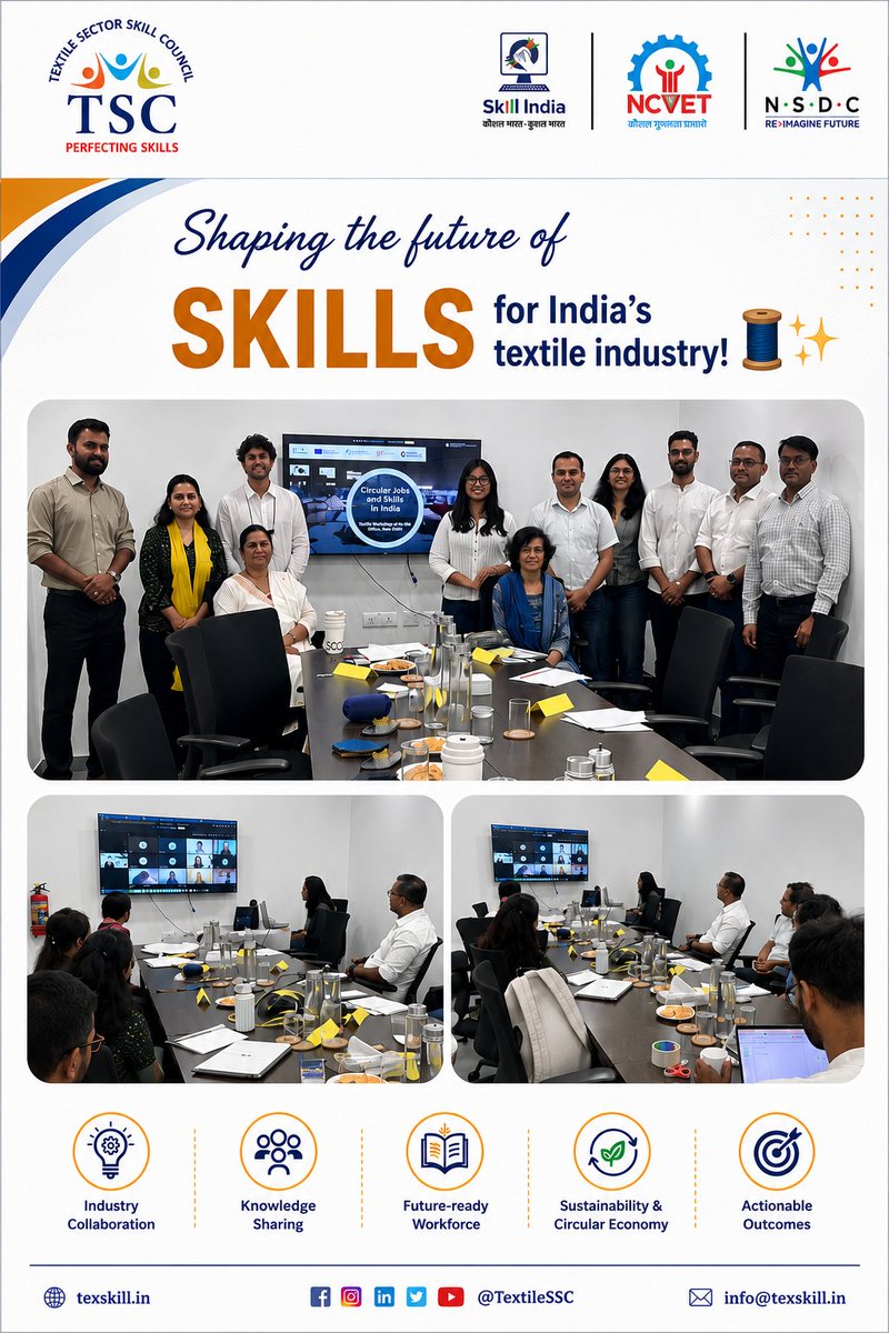 Textile Sector Skill Council (TSC) tweet media