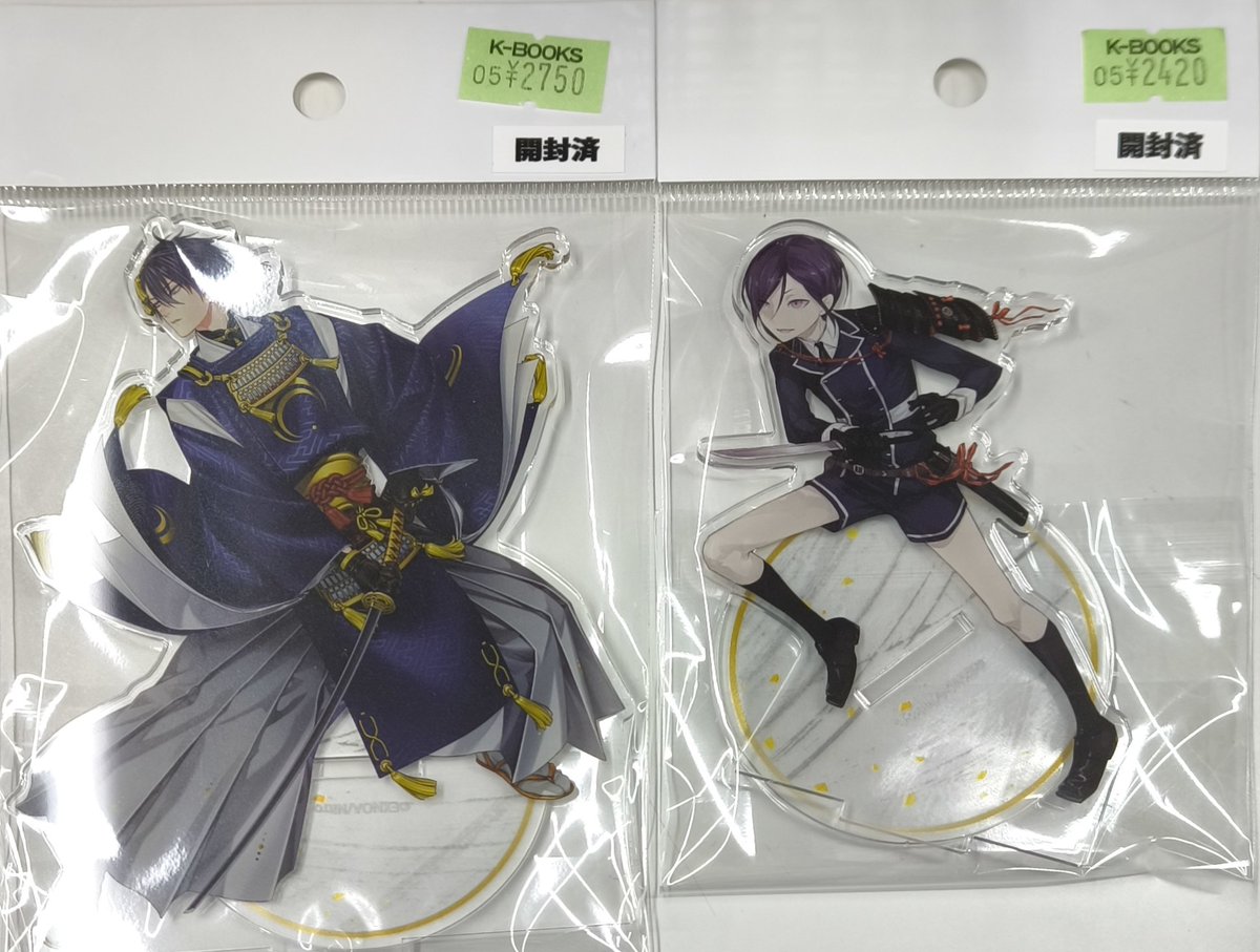 入荷情報】 刀剣乱舞 とうらぶ 五周年記念祝画 アクリルキャラスタンド