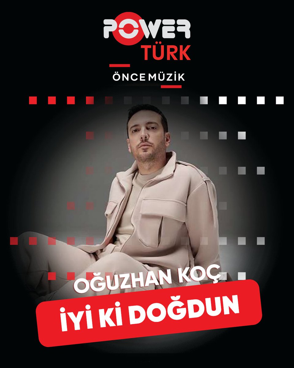 PowerturkFM's tweet photo. Şarkılarınla eşlik ettiğimiz nice anı var…
İyi ki doğdun Oğuzhan Koç 🖤 @oguzhankoc 
 
İyi ki varsın, nice müzik dolu yıllara 🎂✨ https://t.co/ptUnK7QPvv