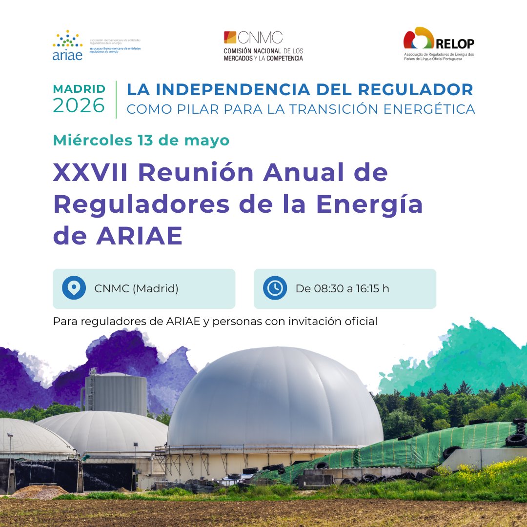 ARIAE Reguladores Energéticos en Iberoamérica tweet media