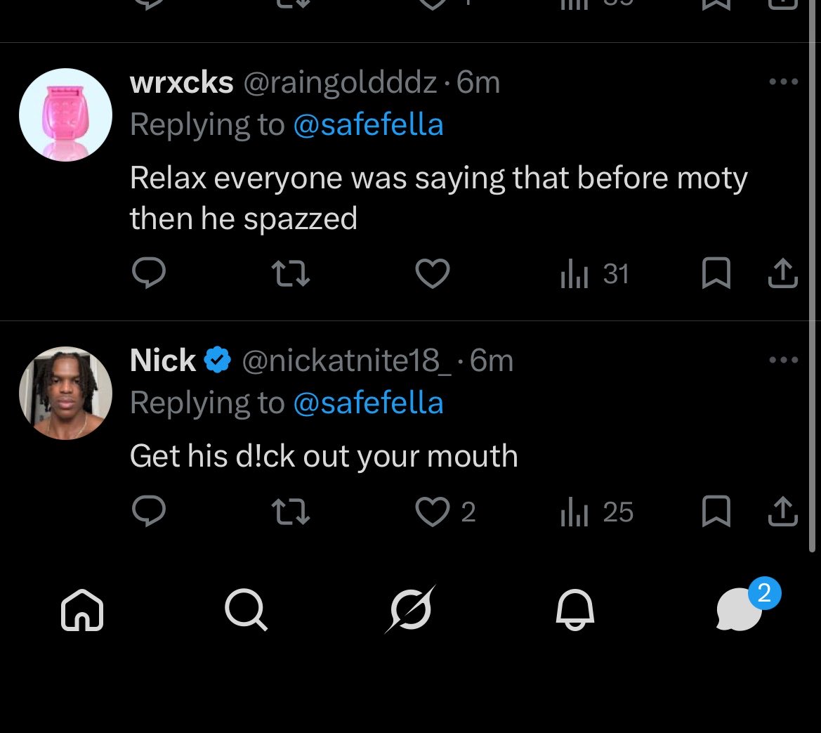 BlikkDropEmOff_'s tweet photo. Bro hid all the replies☠️☠️💀👎🌽 https://t.co/Fwh76Pwldw