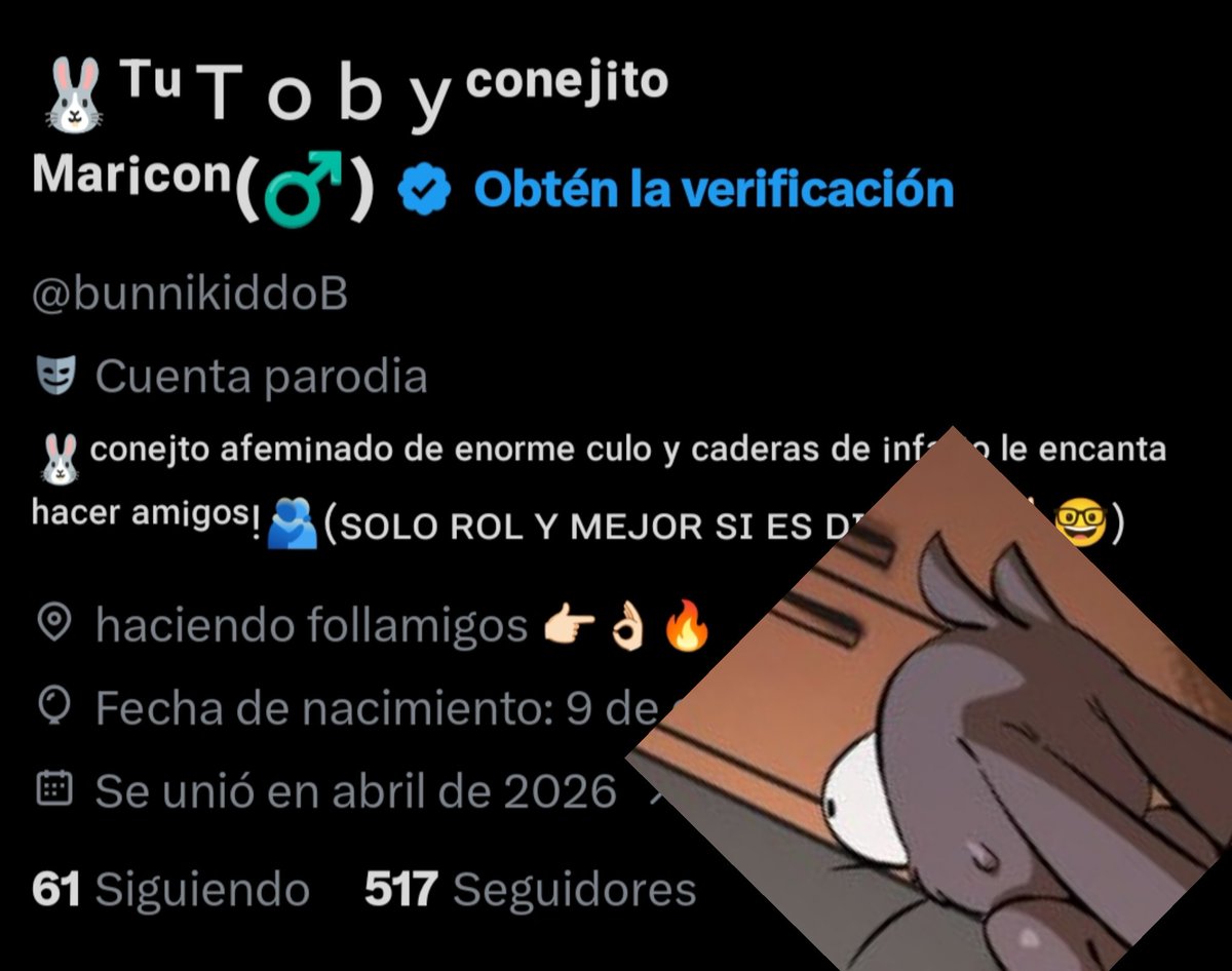 🐰ᵀᵘTobyᶜᵒⁿᵉʲⁱᵗᵒ ᴹᵃʳⁱᶜᵒⁿ(♂️) tweet media