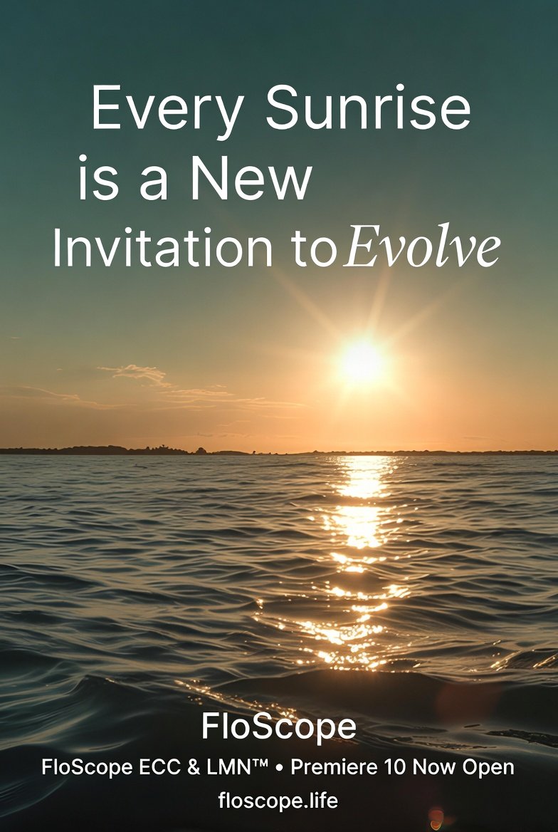 FloScope's tweet photo. 🌅 Every sunrise is a fresh invitation to evolve.
What if this isn't just another day, but the start of mastering your life?
At FloScope ECC &amp; LMN™, we do growth, presence, ethical leadership, real impact
Only 10 VIP spots→ https://t.co/QHzhDSfWHu
Home→ https://t.co/UHZCz7Korn https://t.co/Gnmueksf5L
