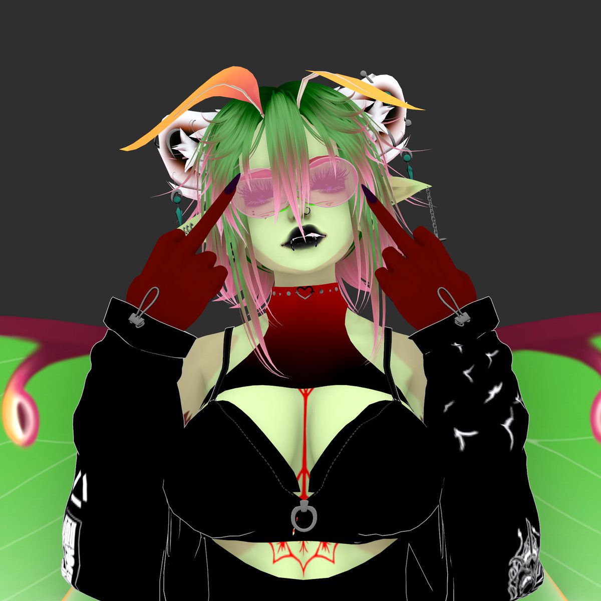 TempusNoir | Vtuber 💚🧡 tweet media