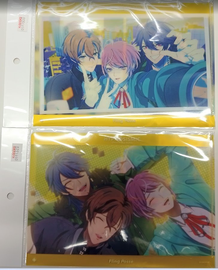 新品★ヒプステ【Fling Posse】特典★クリアファイル 入荷情報】 「ヒプノシスマイク」より「トレーディングミニクリア