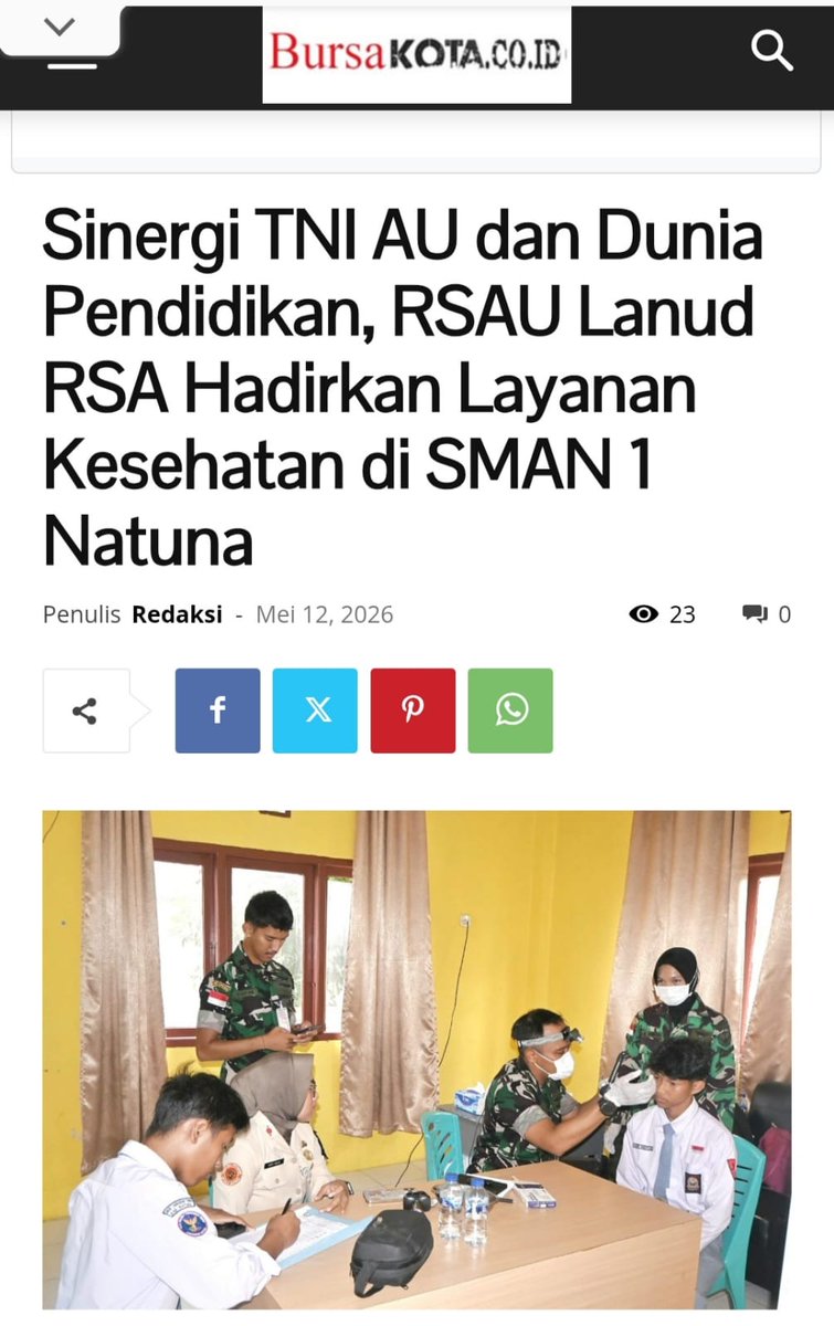 Nelimayaneli's tweet photo. Dari perbatasan sampai pulau paling luar, TNI Kita memastikan pembagian kesejahteraan sampai ke pihak yang sangat memerlukan.
Hadir Bantu Masyarakat https://t.co/8EAD1jojCl