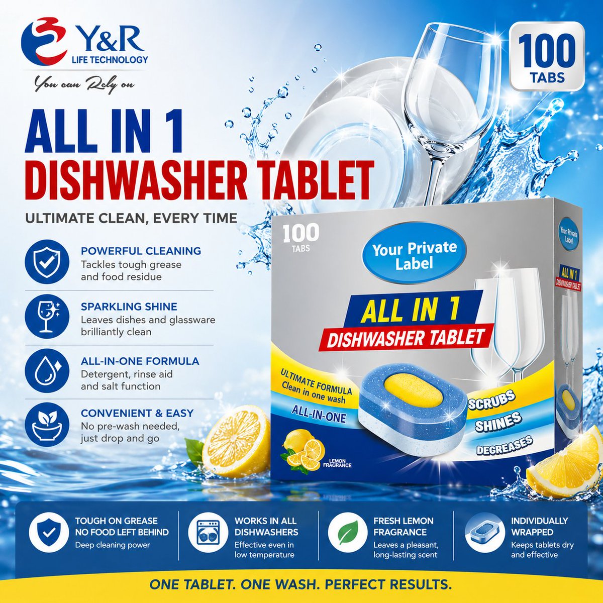YRIntl's tweet photo. Dishwasher Tablets | Y&amp;R International

Convenient kitchen cleaning solution  
Fast dissolving &amp; powerful cleaning

Small MOQ,private label accepted  
Contact: info@yr-co.com  

#YRInternational #DishwasherTablets #KitchenCleaning #Import #Export #B2B https://t.co/CcsKomzIJU