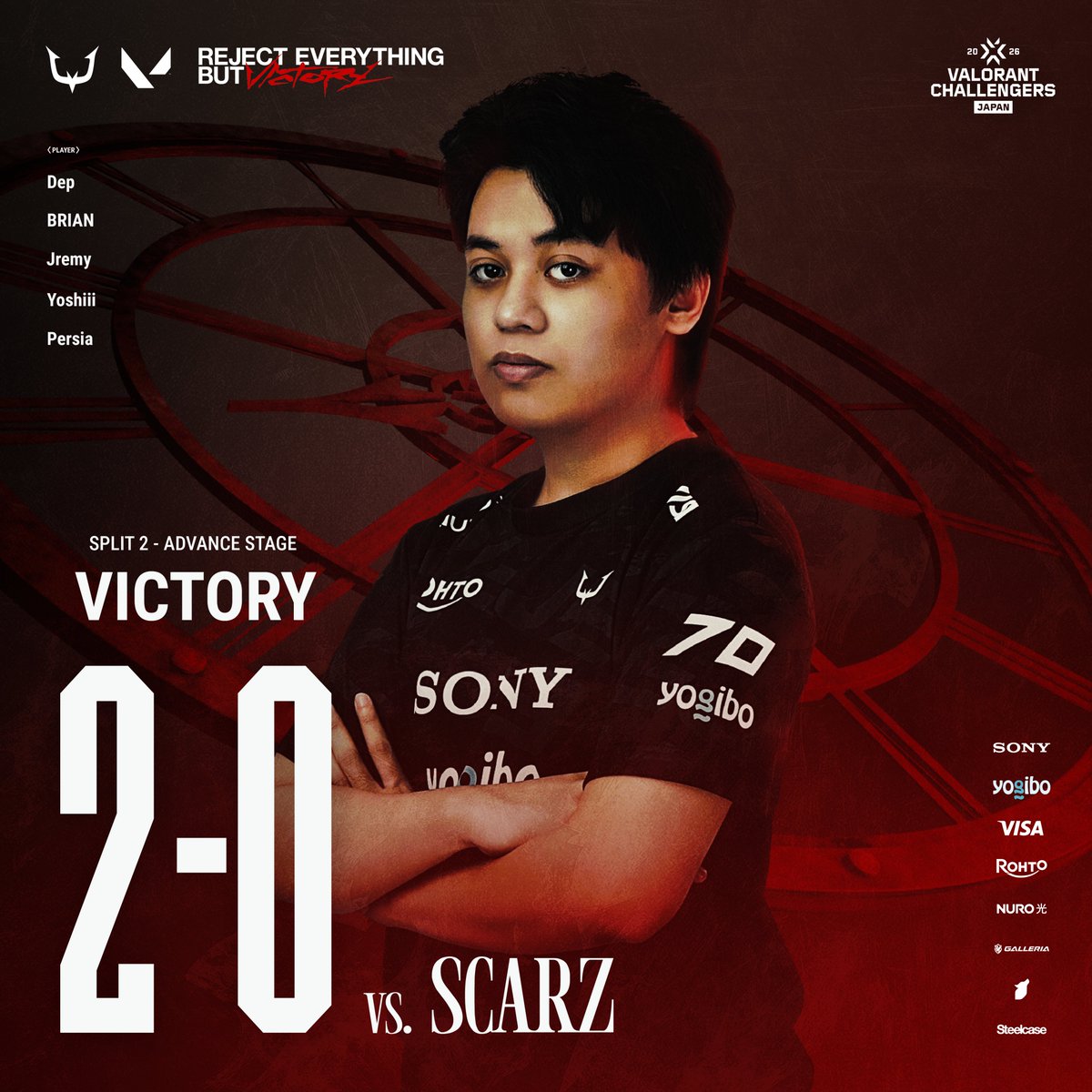 REJECT esports tweet media