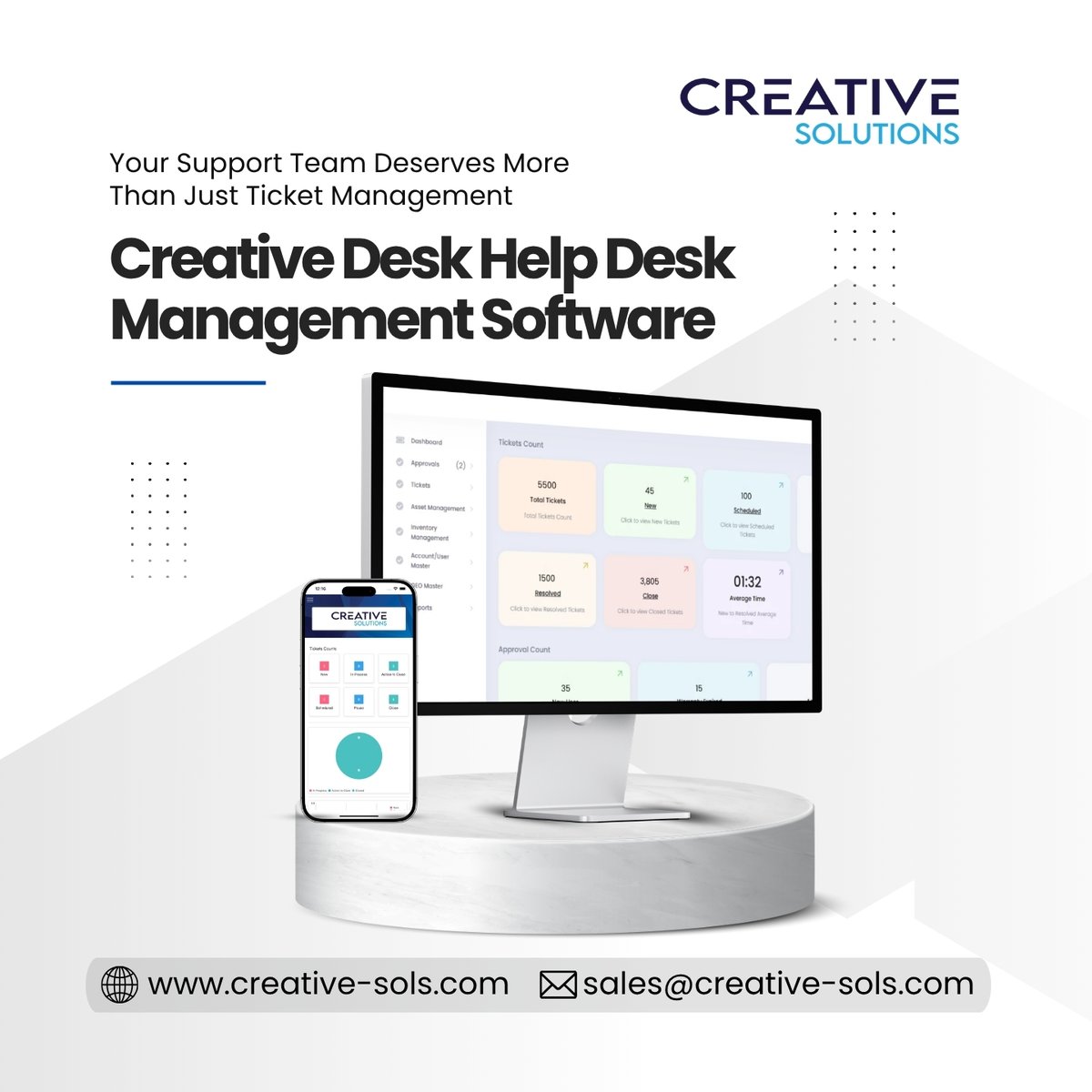 Creative_sols's tweet photo. Your Support Team Deserves More Than Just Ticket Management!
#HelpDesk #CustomerSupport #TicketManagement #SupportTeam #CustomerExperience #SaaS #SaudiArabia #Riyadh #Jeddah #Dammam #Khobar #Madina #explore #trends #تسويق_رقمي #الرياض #جدة #الدمام #صنع_في_السعودية #السعودية https://t.co/CszFaSl6Kc