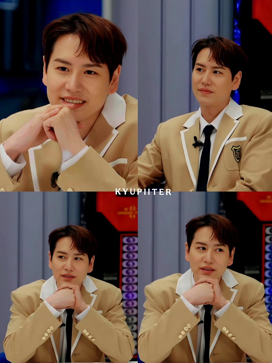 KYUPIITER's tweet photo. ❤️ Freshly cut hair and school uniform. Oh my god, Kyuhyun, you're so handsome! 🥵🤌

#규현 #KYUHYUN https://t.co/lkzn29GND0