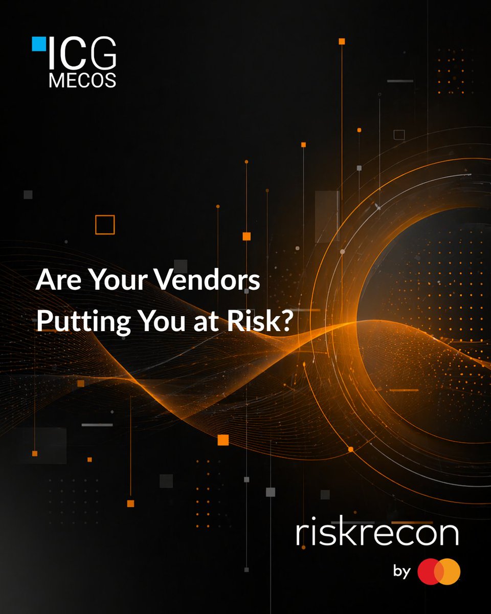 ICGMECOS's tweet photo. Do you know how secure your third-party vendors really are?

RiskRecon by Mastercard gives you continuous insight into vendor security, helping you identify vulnerabilities early and take action before they become serious threats.

#RiskRecon #CyberSecurity #VendorRisk #MECOS https://t.co/Y27qDNSueA