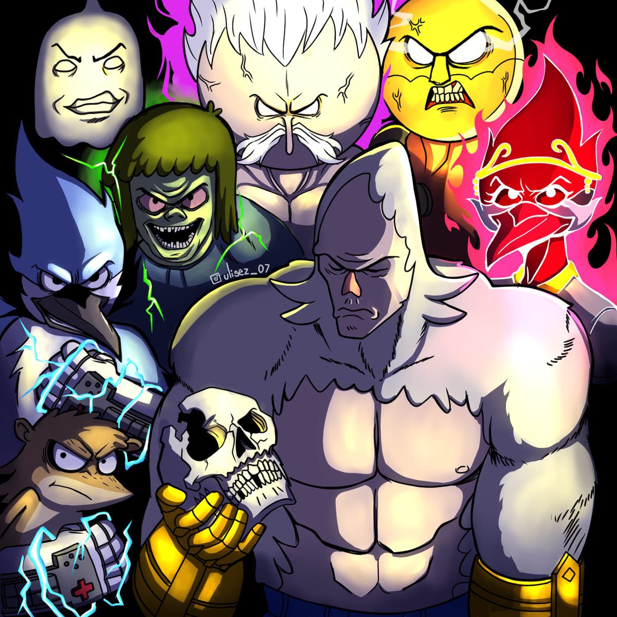 ulisez07's tweet photo. Llegando tarde al trend pero aquí está y una de mis series favoritas 

#Regularshowfanart #unshowmás 
#invencible https://t.co/POVYwbAH7N