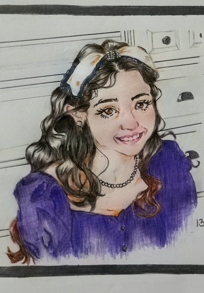Cosmo2514's tweet photo. I really want to start story telling with my art, But I am not good at doing backgrounds.That's why I will try drawing in more backgrounds in my Portrait drawings. 
#artㅤㅤㅤㅤ #traditionalart #coloredpencil https://t.co/Sg5eBHnr0I