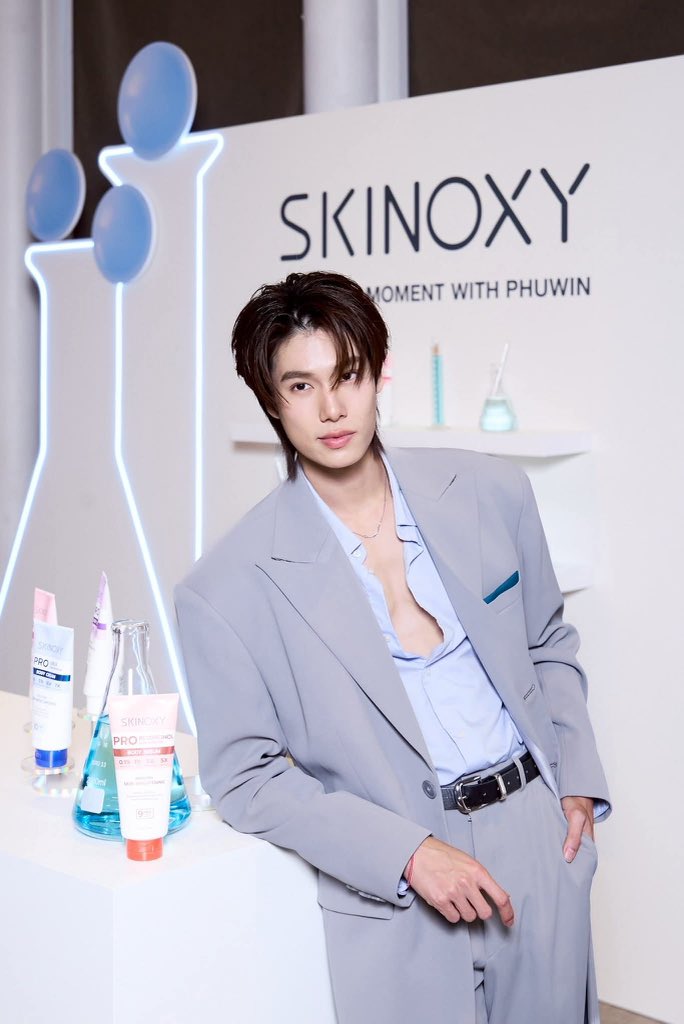 📸 PR photos (1) PHUWIN WITH SKINOXY #SKINOXYxPHUWIN #phuwintang