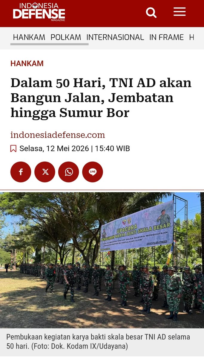 ViaAmaliia_'s tweet photo. TNI Kita pulang membawa cerita baru bahwa kesejahteraan telah datang dan Indonesia benar-benar bersatu.
Hadir Bantu Masyarakat https://t.co/tu8dATbXJb