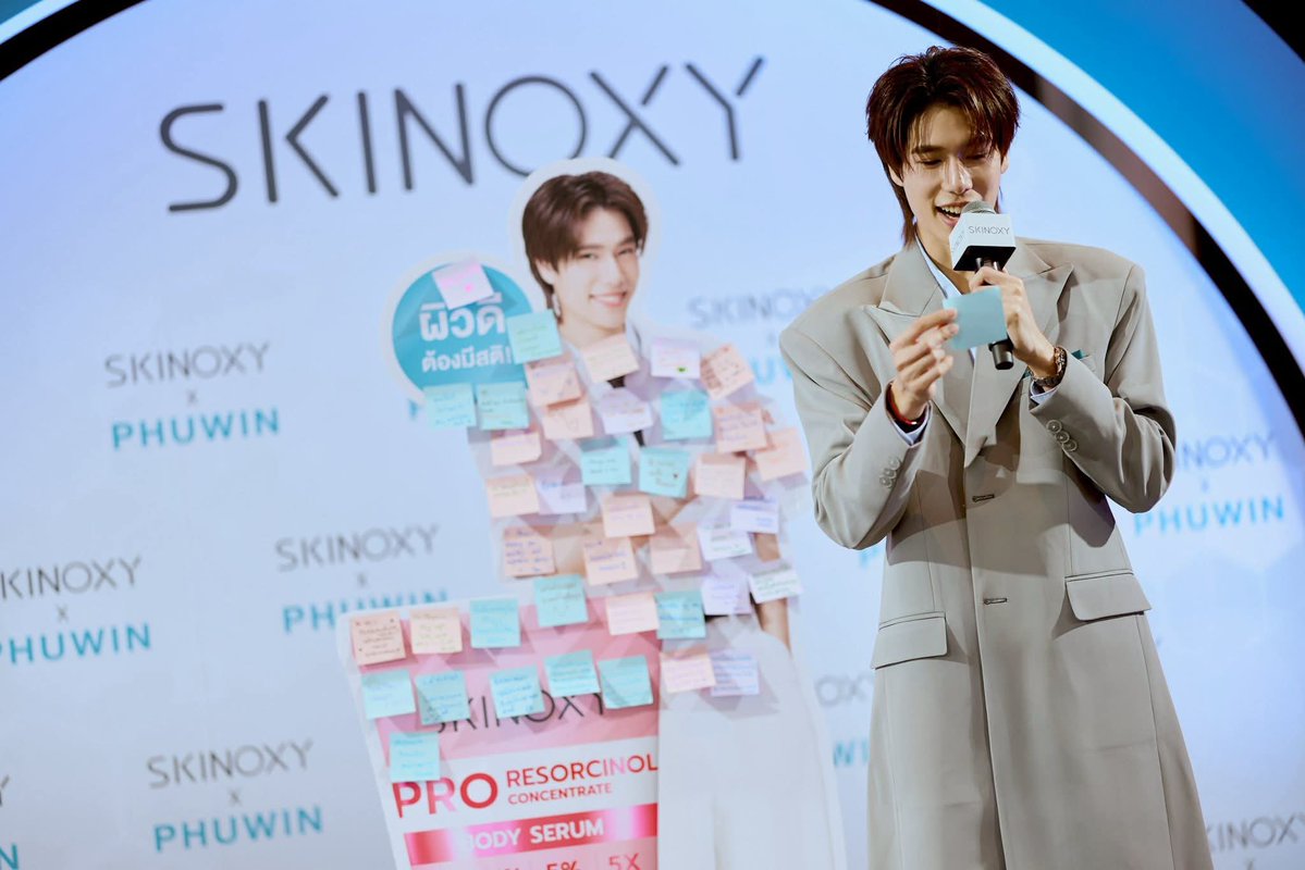 📸 PR photos (3) PHUWIN WITH SKINOXY #SKINOXYxPHUWIN #phuwintang