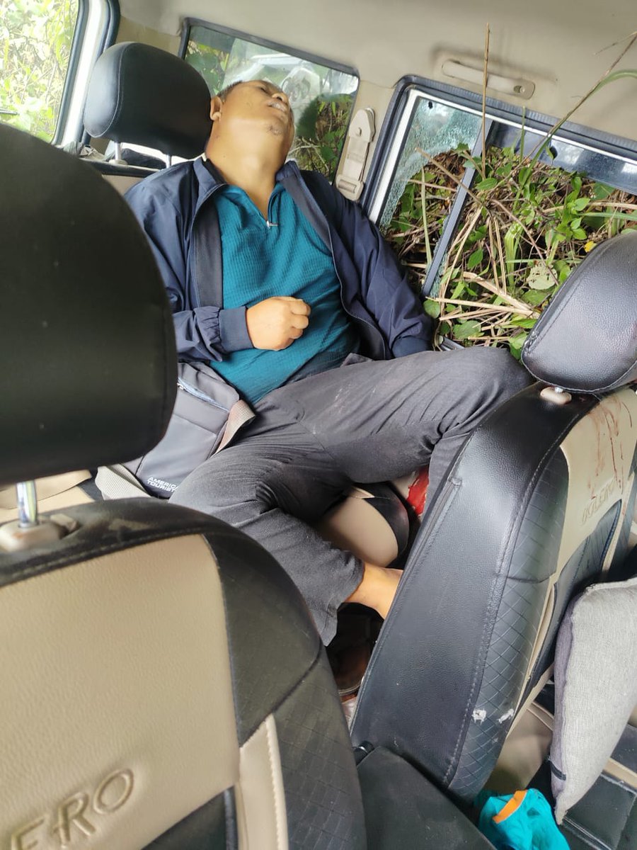 HGoulungmon's tweet photo. Kuki Christian leaders returning from the United Baptist Convention in Chiengkonpang were reportedly ambushed on their way from Lamka to Kangpokpi.@UNHumanRights https://t.co/v8foceGDmL