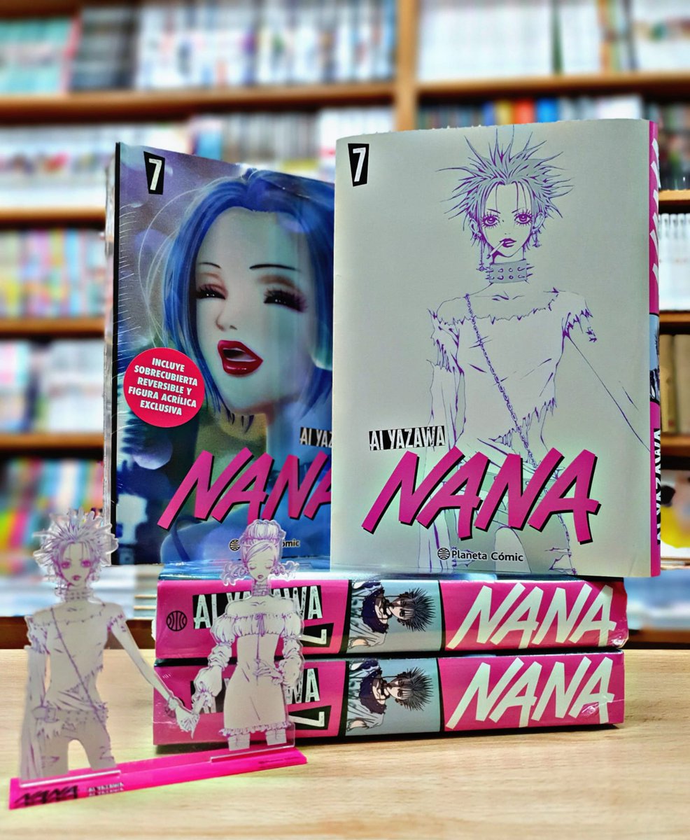 ComicsArcadia's tweet photo. Pero que bonito😍😍😍😍 hoy ya se puede disfrutar del tomo 7 de #Nana que es especial por muchas cosas pero además @PlanetadComic ha puesto su granito de arena para hacerlo mejor aún. Con la primera edición de regalo figura acrílica y portada reversible. https://t.co/cm92gdrvKF