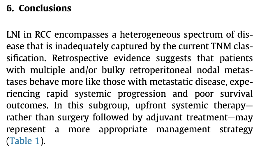 Ric_Campi's tweet photo. 🔔Management of #LymphNodePositive Renal Cell Carcinoma: Updated Recommendations from the @Uroweb EAU #RenalCellCarcinoma Guidelines Panel

@EUplatinum #EAUGuidelinesRCC 

@u_capitanio @Zondervan_AUMC #TeeleKuusk @Dr_Klatte @Yasminabugh #StephanieBonn #DavidBreen @DrDabestani @milanhoraplzen #LarsLund @Lorenzo_marconi @CPalumbo87 @PignotG @MaxineGBTran #RoseWoodward #CristinaSuarez @tompowles1 #JensBedke & #AxelBex

https://t.co/w5kLTvbDSG

50d free access: https://t.co/cMnNLWmwzh