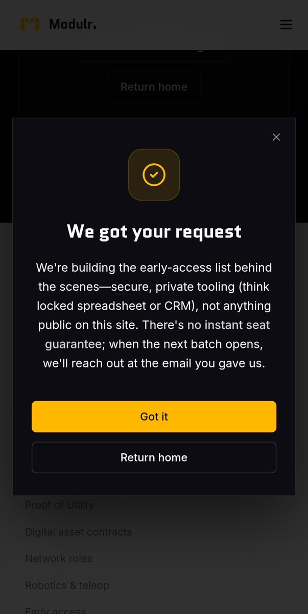smartchain01's tweet photo. @Modulr_Robotics Done @Modulr_Robotics https://t.co/BuL2YOpDdC