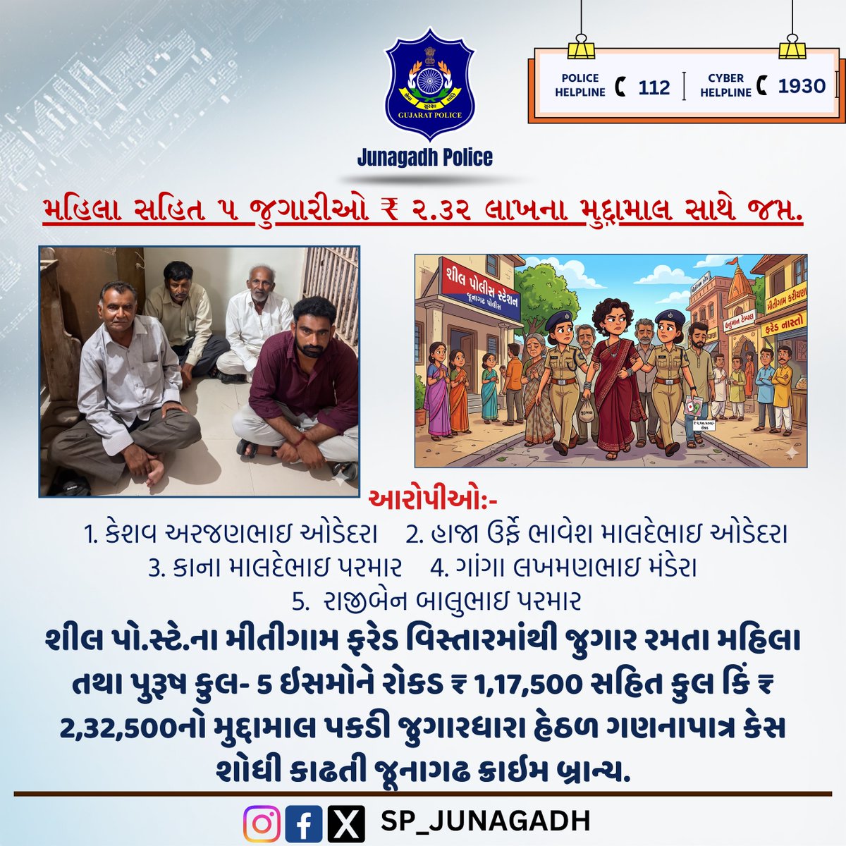 SP Junagadh tweet media