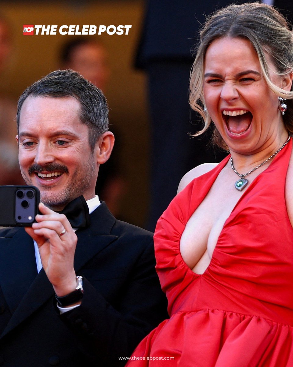 thecelebpost's tweet photo. Elijah Wood and Mette-Marie Kongsved appeared on the red carpet during the opening ceremony and screening of 'La Venus electrique (The Electric Kiss)' at the 79th Cannes Film Festival in Cannes, France.

Pictures via Reuters

#ElijahWood #CannesFilmFestival #thecelebpost https://t.co/OxRwDodsGg
