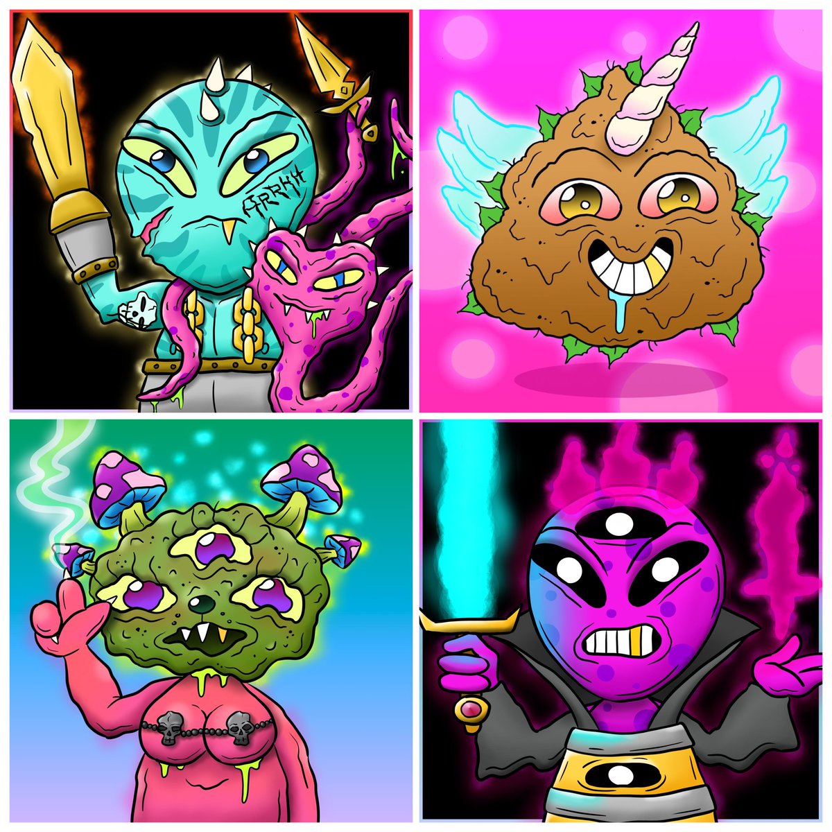 Alien Buddy Buds tweet media