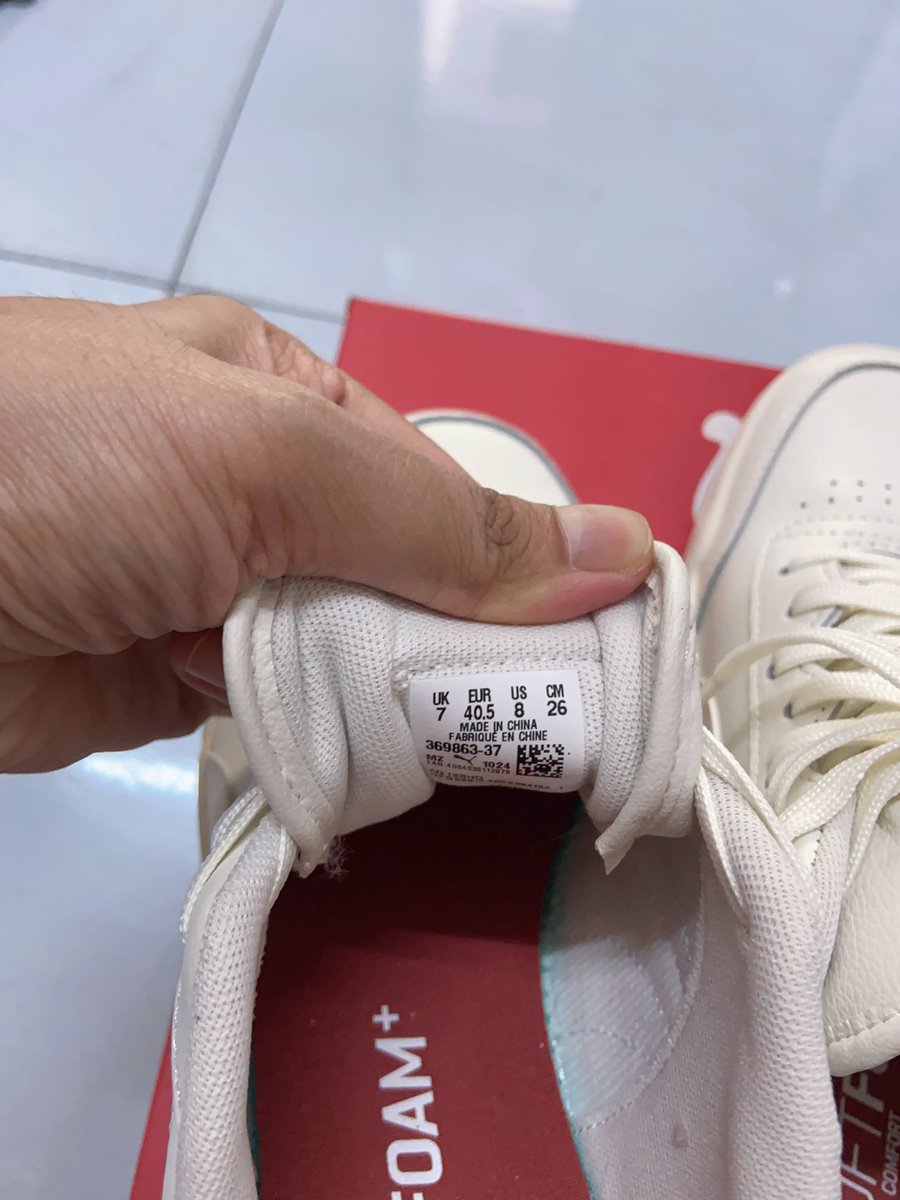 KJittaku's tweet photo. PUMA แท้
UK7/US8/26cm
ราคา 1 พัน฿ ส่งฟรี สีครีม
สีสวย โดยรวมสภาพดีมาก ซอฟเดิม พื้นเต็ม  

#รองเท้ามือสองของแท้ #รองเท้ามือสอง #รองเท้าของแท้ #รองเท้าผ้าใบ #ส่งต่อรองเท้า #ส่งต่อ https://t.co/XGoeNo8XDi