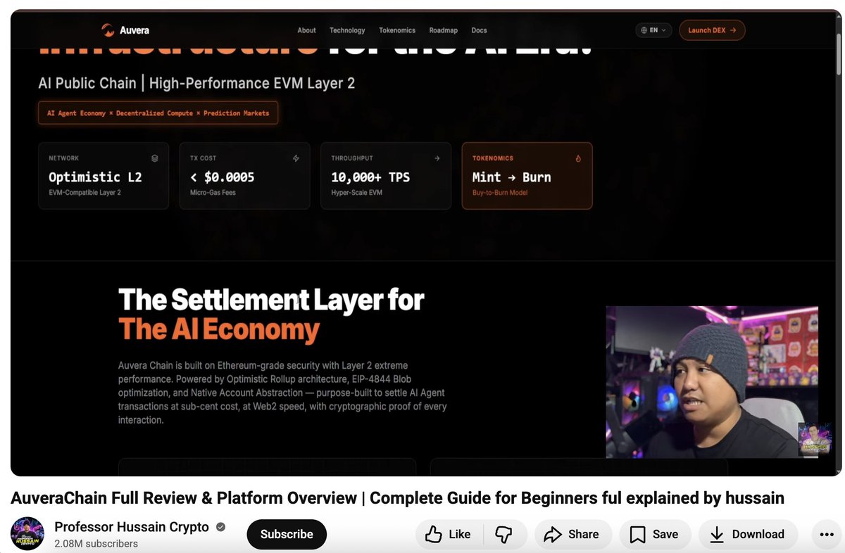 AuveraChain tweet media