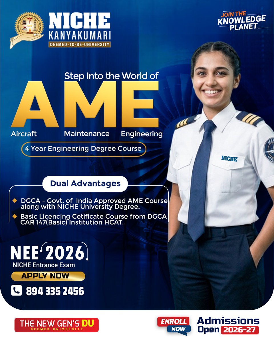 NICHE University Kanyakumari tweet media