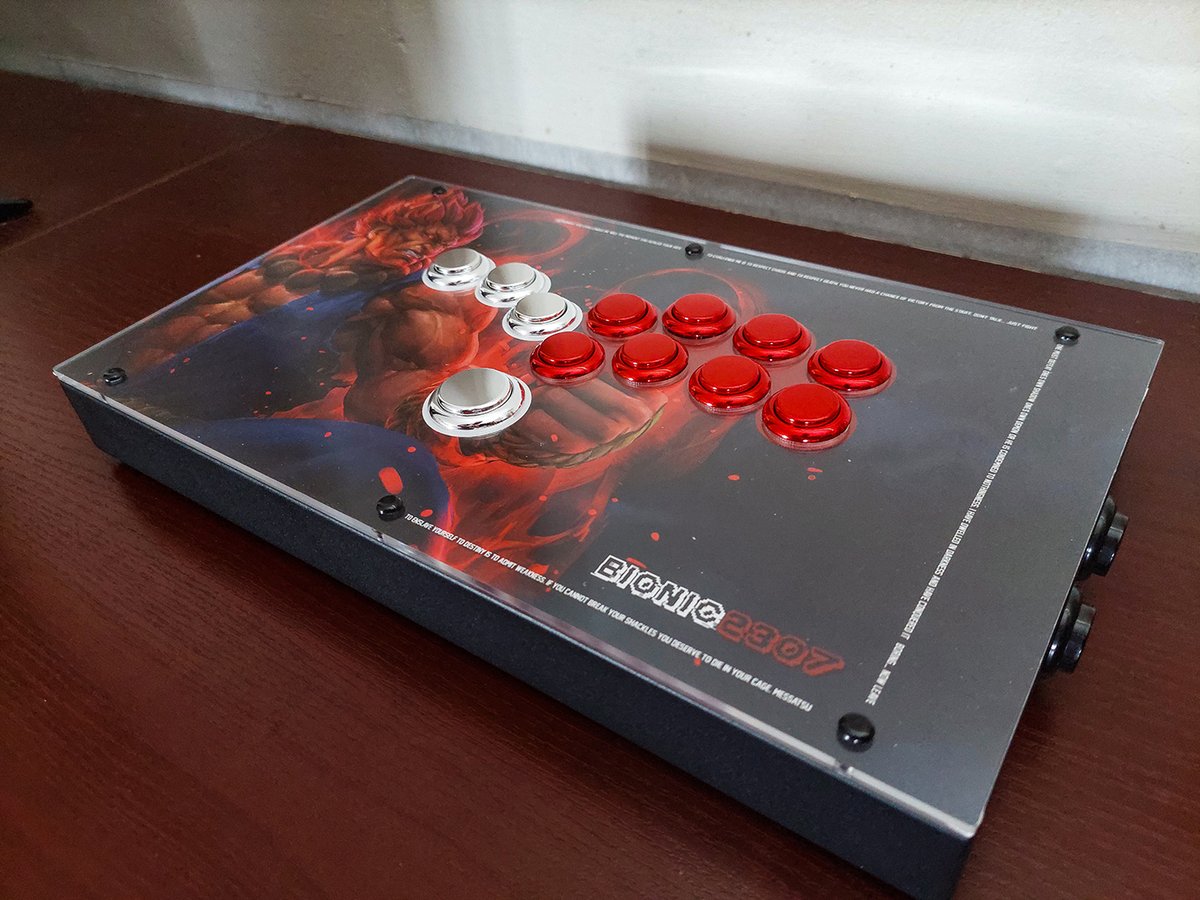 Bionic2307's tweet photo. My First Fightbox Mod Project, which was initially a gift from a friend. And it was so easy to Mod. 

Shoutout to @FightBoxArcade_ https://t.co/9q0BlL2mto