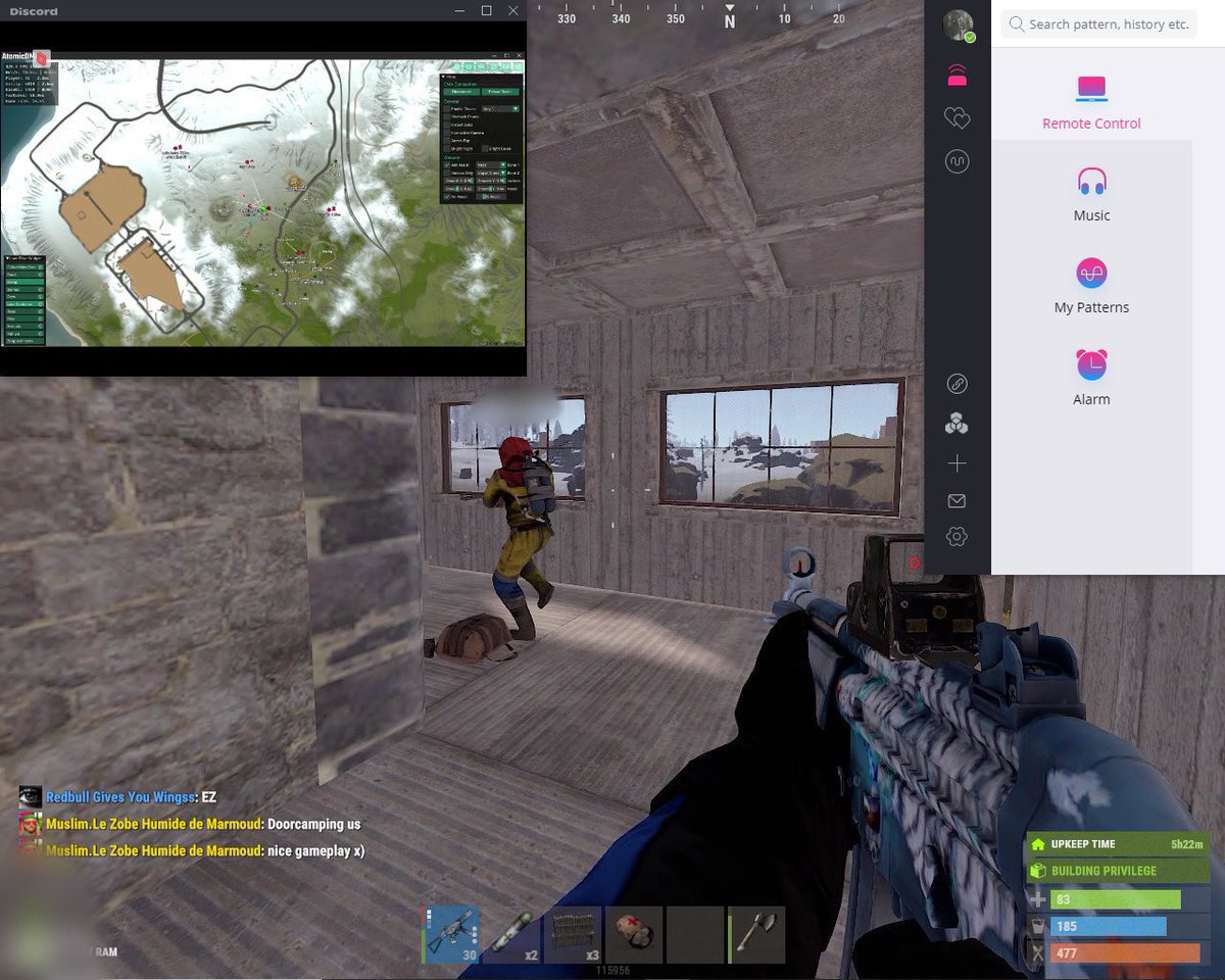 popcorngrape's tweet photo. thought about rust then realized i’m permanently banned off every server i like so now my life is significantly worse than it already is, but then i seen this, this puts a smile on my face.

throwback to eu long 3 with my orbital vsat and “osu” open i’ll always cherish that wipe. https://t.co/JWyCZQxuWf