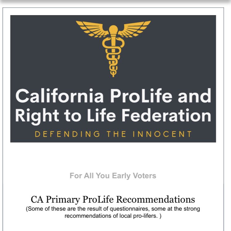 adrianoayub's tweet photo. Proud to be on the California ProLife and Right to Life Federation’s recommended list for the June 2 Primary!
Thank you for trusting me to defend the innocent. Early voters in AD 67 — let’s go! 🙌
#ProLife #CA67 #AdrianAyub https://t.co/Hh6TTkA85D