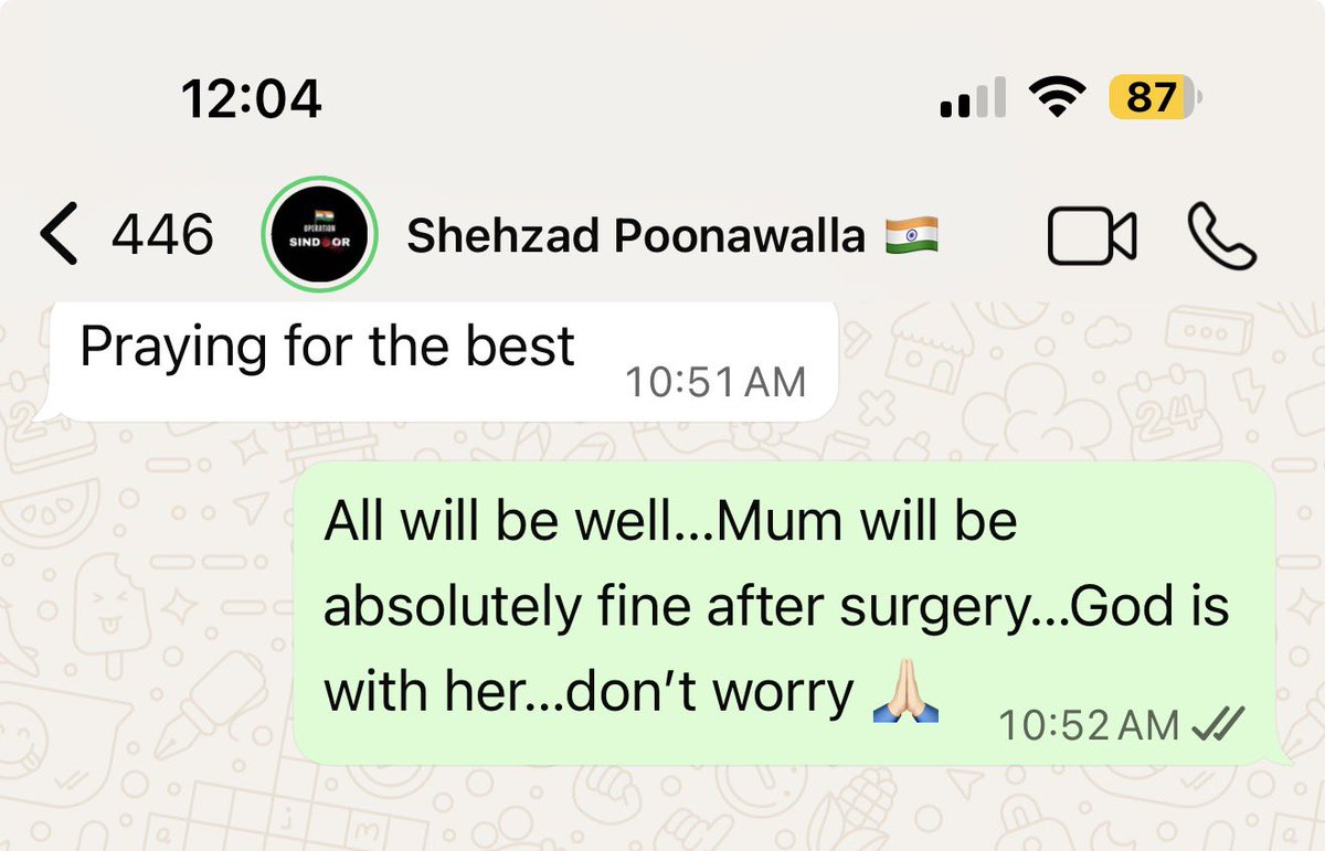 RijuDutta_84's tweet photo. Dear @Shehzad_Ind !

On 4th Feb 2026, when your Mum met with a serious accident and she had to undergo surgery….I, had a conversation with you on watsapp and wished the best for Aunty & prayed for her speedy recovery.

Then, TMC was in power in Bengal and I, was the National Spokesperson of TMC competing against you in all national debates. 

But, personally never had any issues against you nor did I, ever bad-mouth you outside a debate or personally…

That’s Courtesy !

I, don’t know why all of sudden you are targeting me, trolling me and trying to portray me in a bad light…

Maybe, you think I’ll join BJP and be your competitor…

So, let me assure you, don’t be insecure - neither anyone from Central or Bengal BJP has offered me anything (frankly they don’t need anyone) Nor have I, appealed to join the BJP!

I, reached out to BJP National & State Leaders to protect my family & my livelihood and BJP did protect my family & my livelihood. I, am grateful for that and that’s that.

Next minimum 6months will not associate myself with any political party, but spend time with my family, reflect on my personal mistakes, learn & grow into a better person, a better politician.

So, stay well Shehzad, God Bless!!