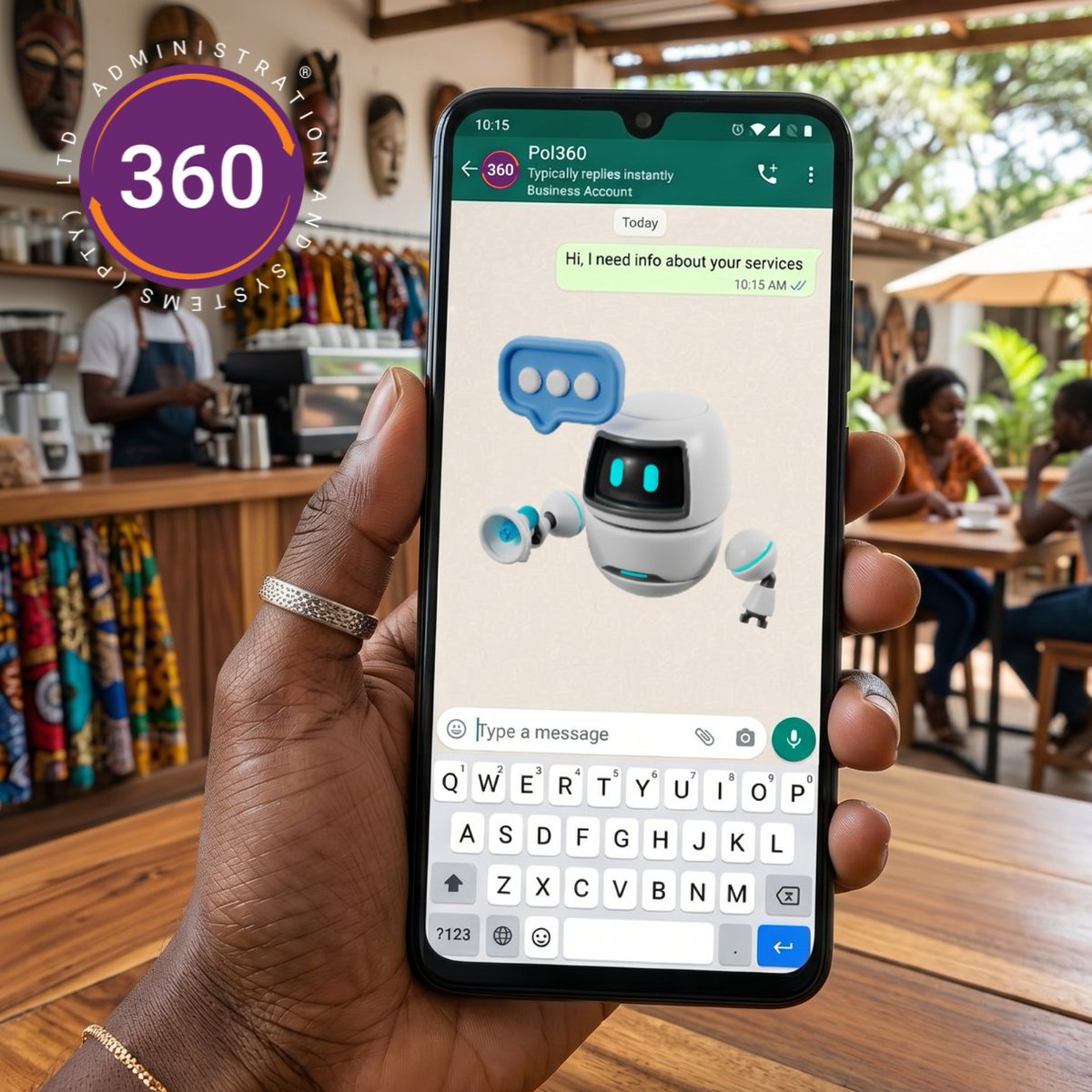 OnePointPOL360's tweet photo. 𝐌𝐞𝐞𝐭 𝐘𝐨𝐮𝐫 𝐍𝐞𝐰 𝐖𝐡𝐚𝐭𝐬𝐀𝐩𝐩 𝐖𝐢𝐧𝐠𝐦𝐚𝐧! 🤖
🌐 https://t.co/1QoiFXQMs7
#360AdministrationAndSystems #WhatsAppWin #PocketAssistant #InstantSupport https://t.co/0oGKaOBwU8
