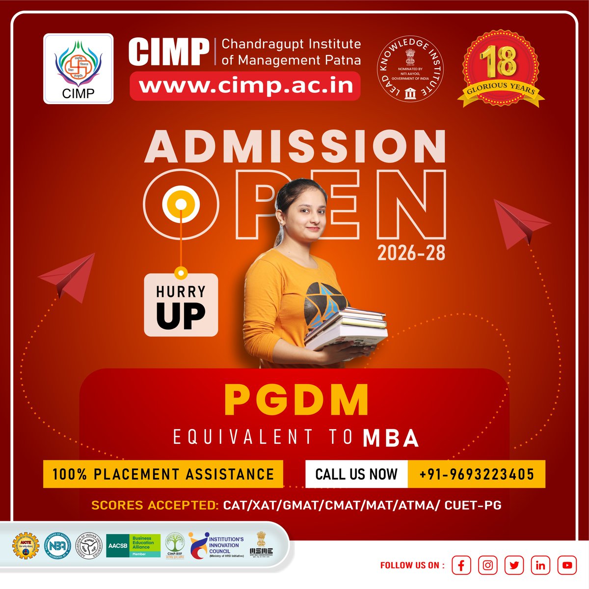 Chandragupt Institute of Management Patna (CIMP) tweet media